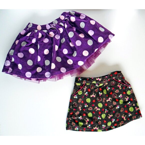 Bundle/Lot of 2 Girls Skirts: Gymboree & Talbots Kids Size 2T/ 24 mo Polka Dot - Picture 1 of 9